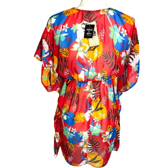 Miken | Women's Cinched-Waist Kimono Cover-Up, Created for Macy's - Picture 4 of 7